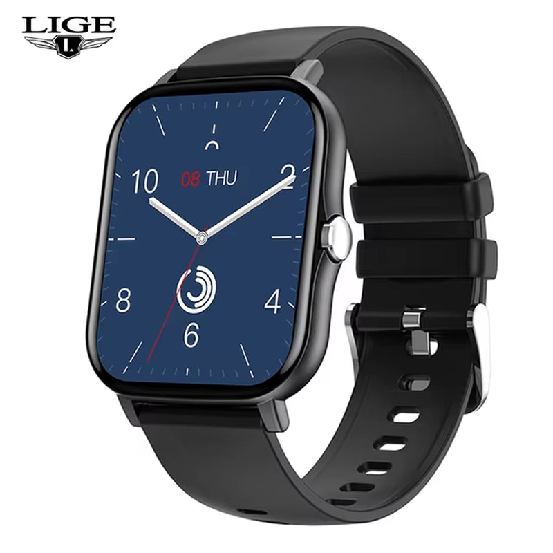 New Bluetooth Call Smart Watch Womenfull Touch Screen Sports Fitness Watch Bluetooth Is Suitable for Android Ios Smartwatch