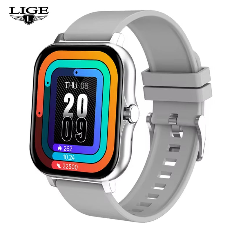 New Bluetooth Call Smart Watch Womenfull Touch Screen Sports Fitness Watch Bluetooth Is Suitable for Android Ios Smartwatch