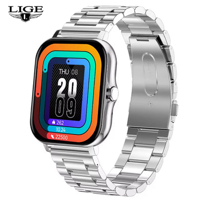 New Bluetooth Call Smart Watch Womenfull Touch Screen Sports Fitness Watch Bluetooth Is Suitable for Android Ios Smartwatch